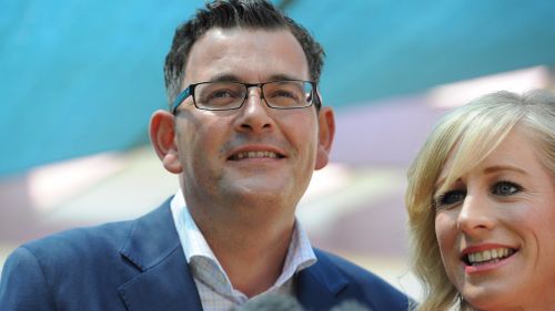 Daniel Andrews and his wife, Catherine. 