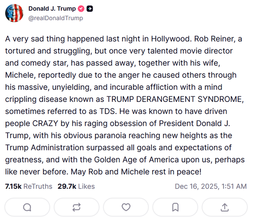 POSTAGEM DE TRUMP ROB REINER