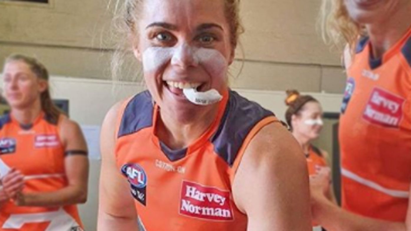 Jacinda Barclay played for the GWS Giants 