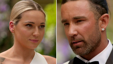MAFS 2024's Tori and Jack during their Married At First Sight Final Vows