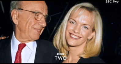 Murdoch with his eldest daughter Elisabeth.