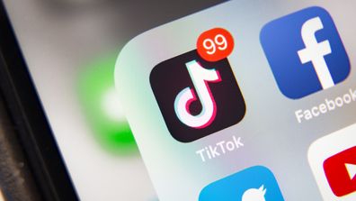 Tiktok logo generic stock phone apps social media