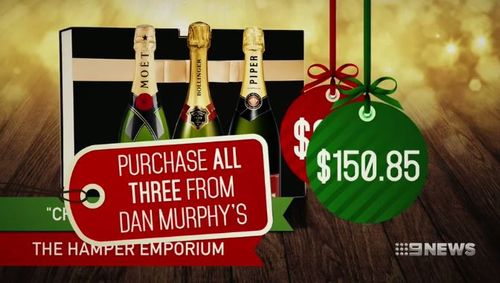 Until you realise it can be bought much cheaper at Dan Murphy's. (9NEWS)