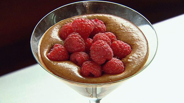 Caramel chocolate mousse