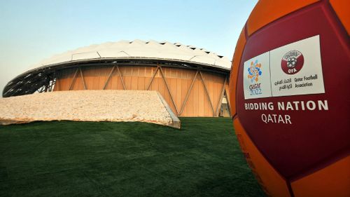 A showcase stadium built in Qatar ahead of the 2022 World Cup. (EPA/STR)