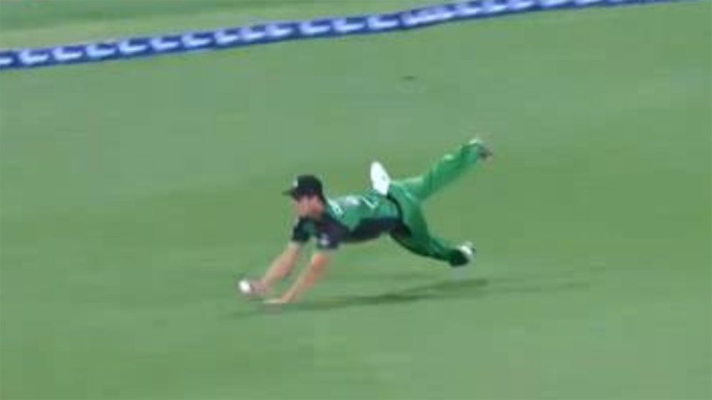 Evan Gulbis pulls off catch of the year contender in BBL loss to Sydney Sixers