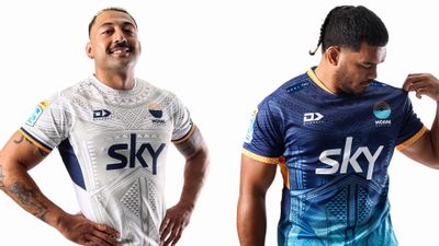 Moana Pasifika - away and home jersey