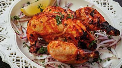 Recipe:&nbsp;<a href="http://kitchen.nine.com.au/2017/09/06/05/33/tandoori-murgh-tandoori-chicken" target="_top">Tandoori murgh tandoori chicken</a>