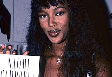 What was the title of Naomi Campbell's ghostwritten novel?