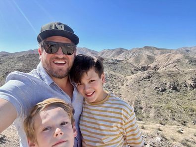Curtis Stone and family