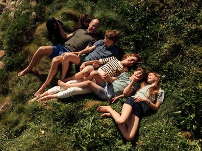 Prince William and Catherine, the Prince and Princess of Wales, with Prince George, Princess Charlotte and Prince Louis, during an Easter holiday in Cornwall, shared on the occasion of the couple's 15th wedding anniversary, April 29, 2026.