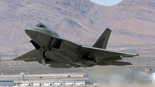 A F-22 Raptor. (Getty Images)