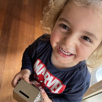 Nikolina Kharoufeh's son Noah has been saving up his pocket money. 