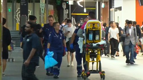 The 31-year-old was taken to hospital for treatment. (9NEWS)