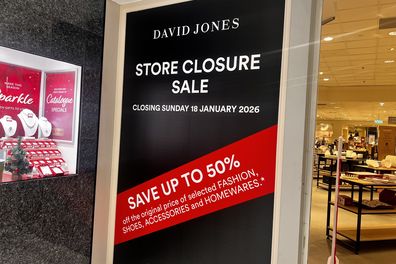 david jones castle towers in castle hill closure and tuggerah