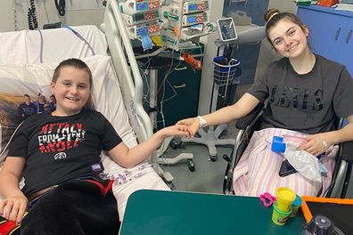 15-year-old Charlotte is saving her brother Ky's life by providing a vital bone marrow transplant.