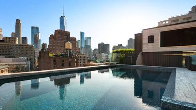 1 Moore Street North, Tribeca, listed for $41.48 million penthouse New York mansion