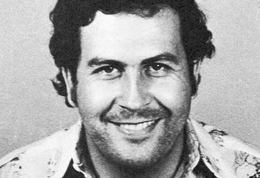Pablo Escobar was sentenced to five years' prison for trafficking which drug?