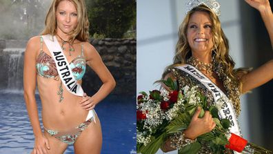 <br/>Ten years ago, a Newcastle Knights cheerleader was crowned Miss Universe at the prestigious parade in 2004. <br/><br/>And just like that, Jennifer Hawkins became a household name… alongside her pageant predecessors Jesinta Campbell and Erin McNaught. <br/><br/>But what happened to all the local hotties who bagged the beauty title? <br/><br/>From the model-turned-med student to the cricketer's WAG, flick through our Miss Australia hall of fame since Jen's infamous reign... <br/>