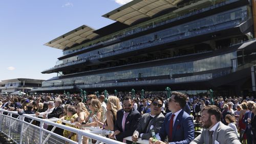Crowds gather for the Everest race day at Royal Randwick Racecourse, Sydney