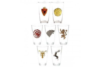 <i>Game of Thrones</i> shot glasses.<br/><br/>(Image: store.hbo.com)
