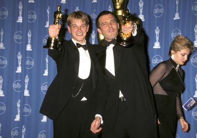 Matt Damon and Ben Affleck at the 1998 Oscars