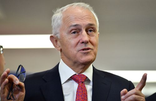 Malcolm Turnbull is pushing ahead with company tax cut. Picture: AAP