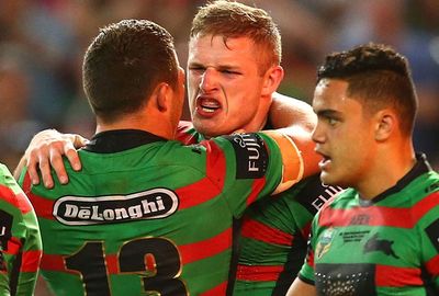 George powered his way over for a try to get the Rabbitohs back on top.