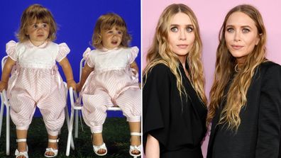 Mary-Kate and Ashley Olsen.