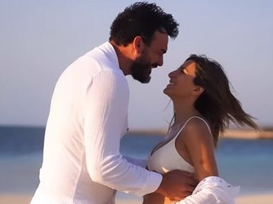 Former The Bachelor stars Locky and Irena Gilbert announce they are expecting their first child after two heartbreaking miscarriages.
