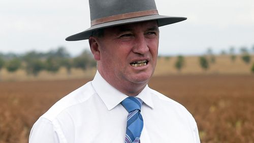 Barnaby Joyce has come out swinging against the opposition in the wake of the citizenship scandal.