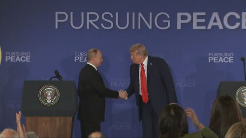 A meeting between Russia's Vladimir Putin and President Trump has not resulted in a deal to end the war in Ukraine, following a two-and-a-half-hour talk in Alaska. 