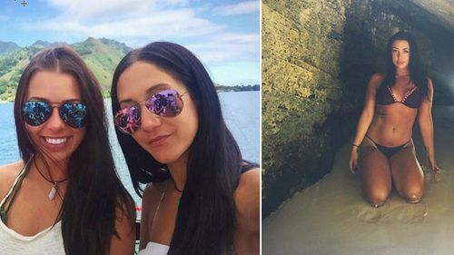 Roberge and her travel companion, Isabelle Lagace, posted glamorous pictures of their travels while on the cruise ship on social media. Picture: Instagram. 