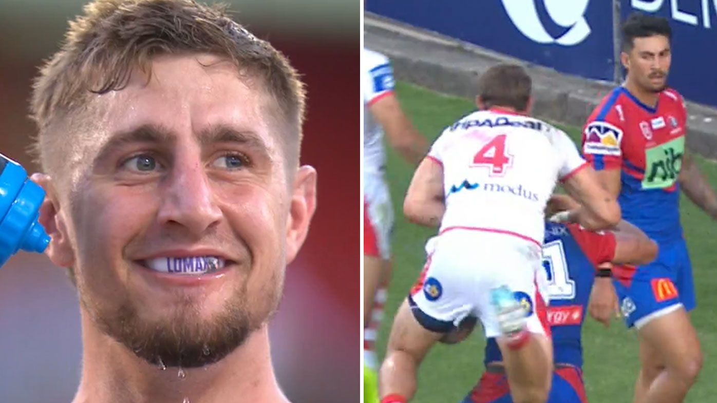 Zac Lomax reprimanded by Dragons stars over 'cheap' act against ex-teammate