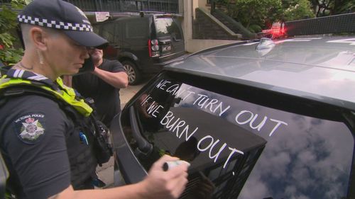 The industrial action kicked off today after the union and Victoria Police ﻿failed to reach an agreement on pay and improved working conditions.