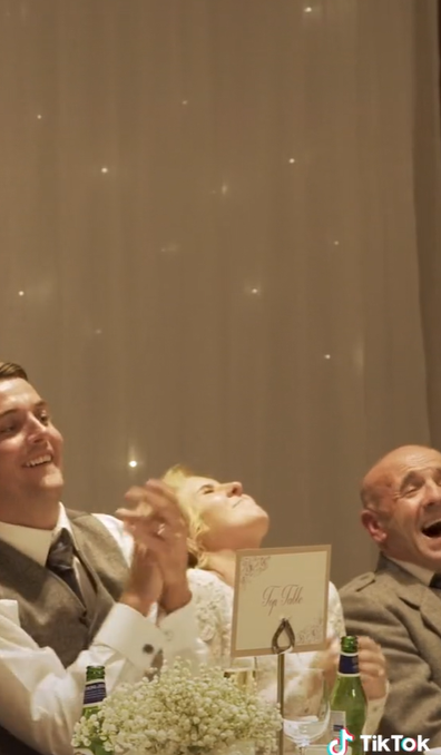 Bride and groom horrified by best man's x-rated wedding speech