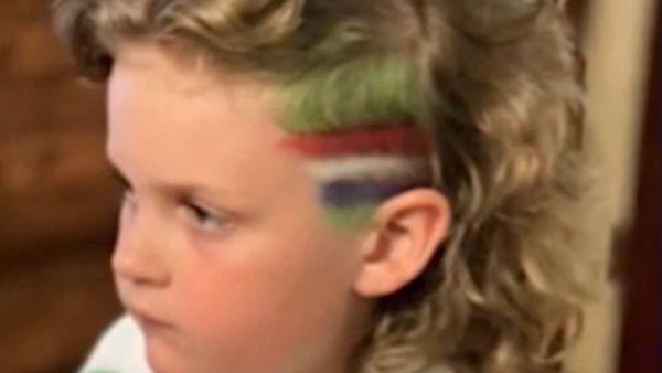 Kid's mullet competition in the US produces impressive haircut