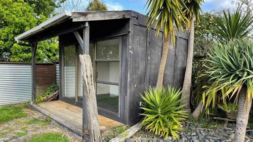 The standalone tiny office that was going to be moved to Whenuapai from Massey in the coming weeks.