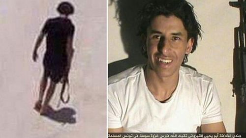 ISIL released the image on the right, claiming the man pictured was the gunman. (Supplied)