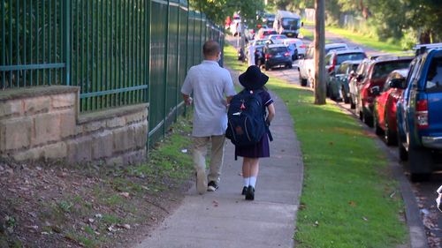 School zones in NSW back in force as students return to classrooms.