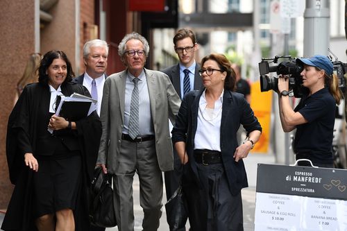 Geoffrey Rush's defamation case could be delayed to next year if a mystery witness comes forward.