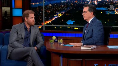 Prince Harry on The Late Show with Stephen Colbert