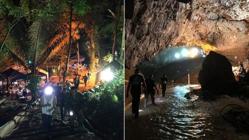 Musk visited the cave site before the rescue operation was carried out