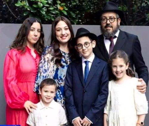 Rabbi Eli Schlanger and family