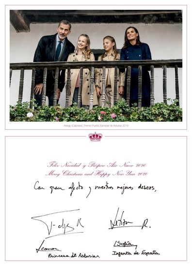 Spanish royal family Christmas