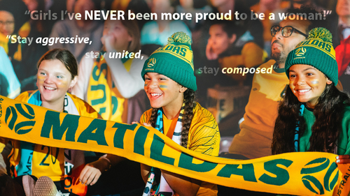 Share your messages of support for the Matildas