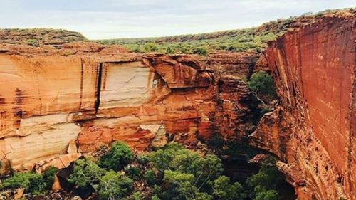 The family were hiking in King's Canyon when tragedy struck.