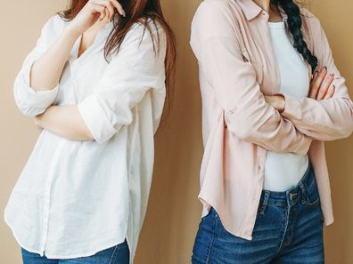 Two women fighting