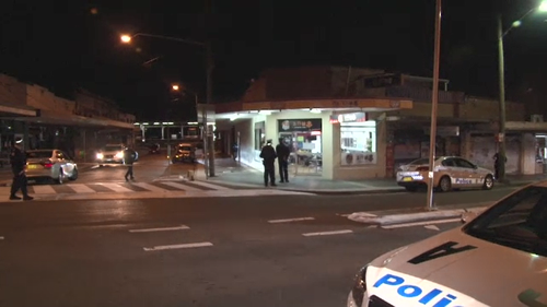 A 22-year-old delivery driver was violently attacked and robbed outside of a Chinese restaurant in Sydney's south overnight. Picture: 9NEWS.