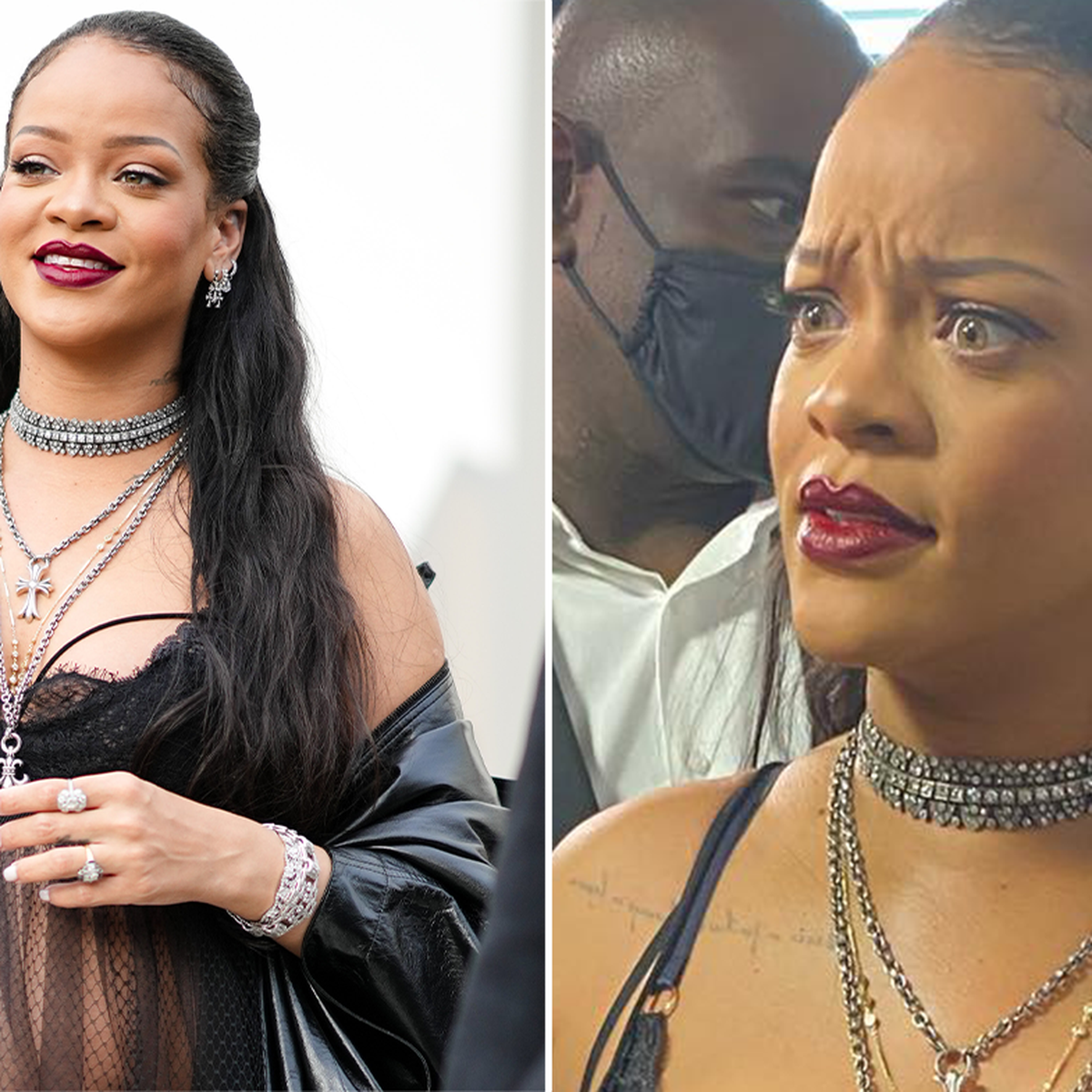 Rihanna erra com looks exóticos em Paris
